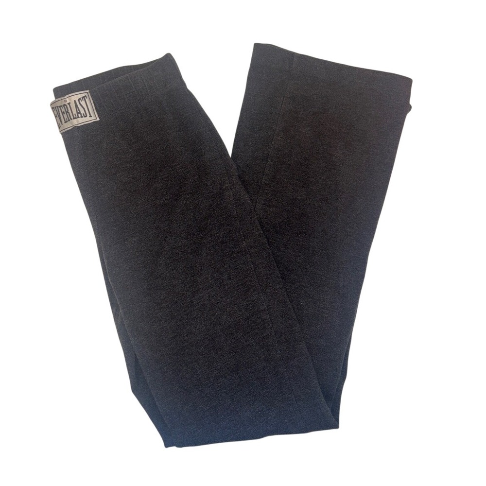 VTG Everlast women's dark grey Wide-Leg Sweatpants cotton y2k 90s iconic rare